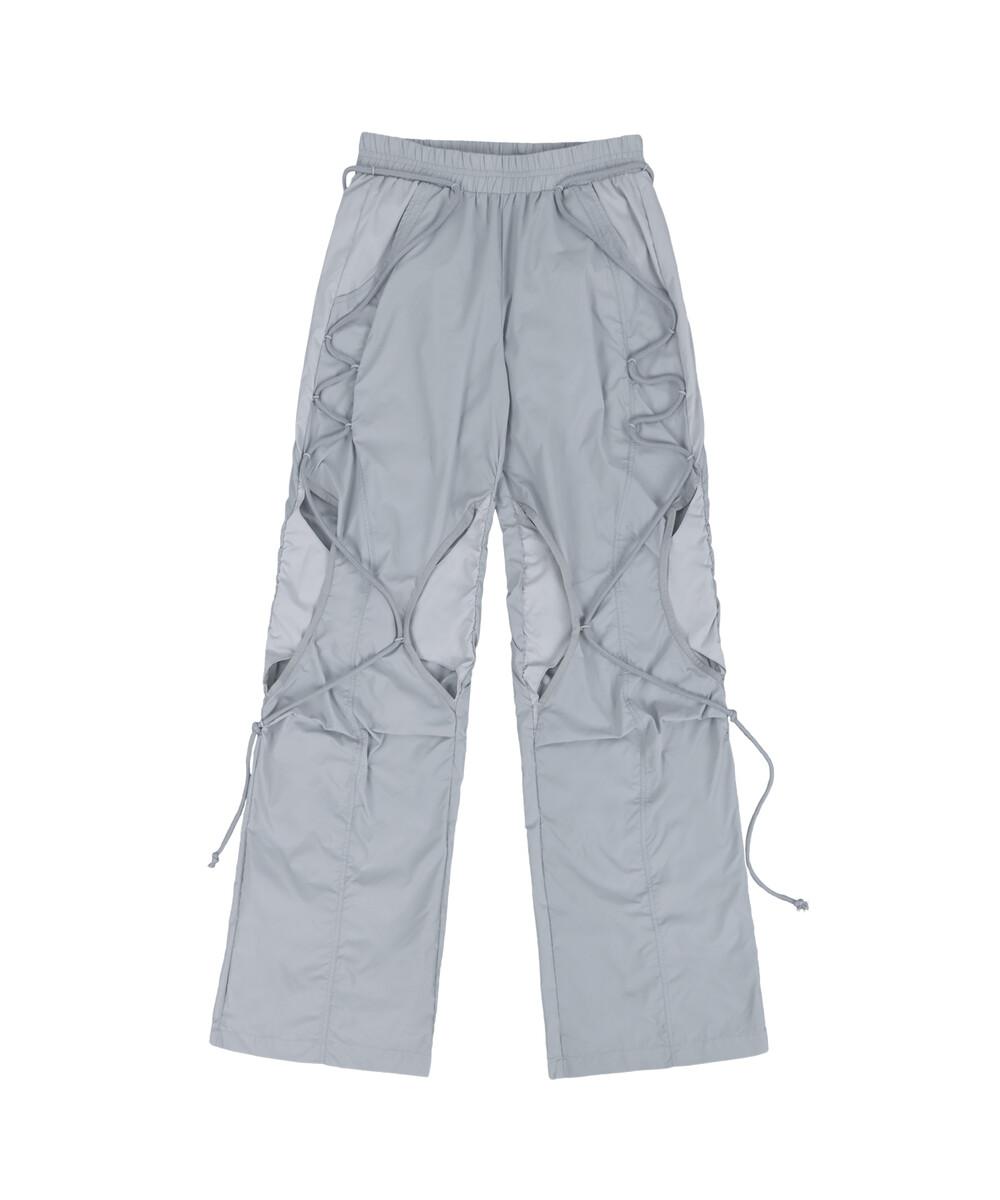 Open Snap Light Pants / Grey