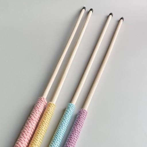 고양이 장난감 원목 낚시대 (기본 60cm낚시줄 포함)