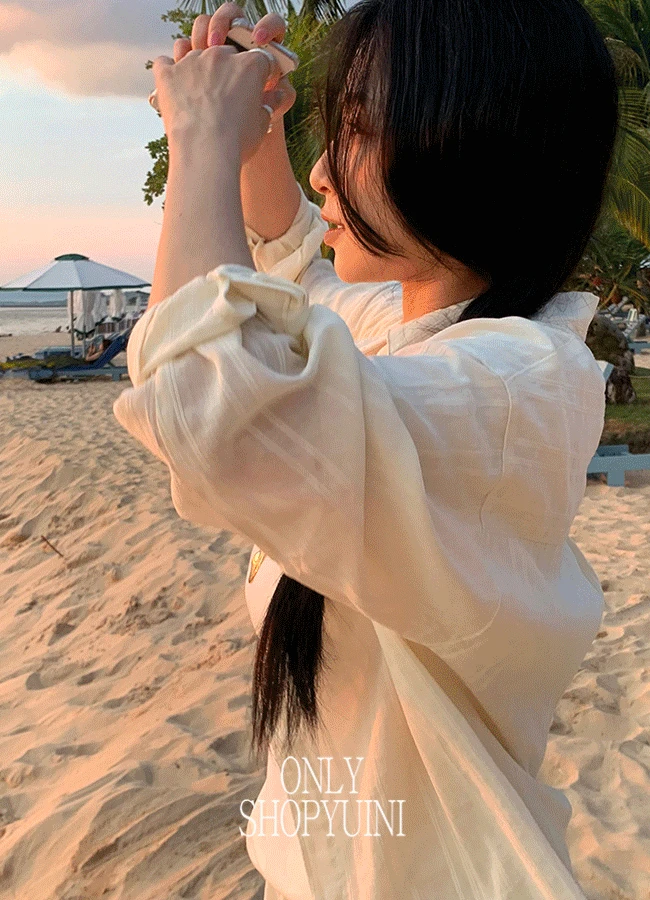 [여름긴팔] Lily stripe shirt (3color)