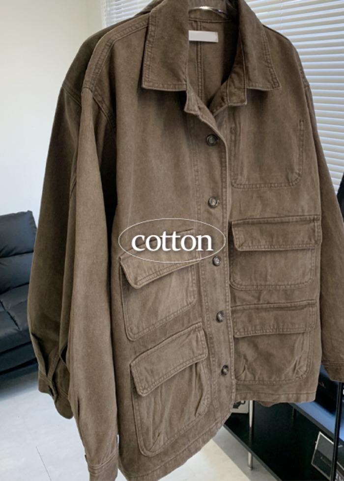 [premium] autumn work half jk (2C)
