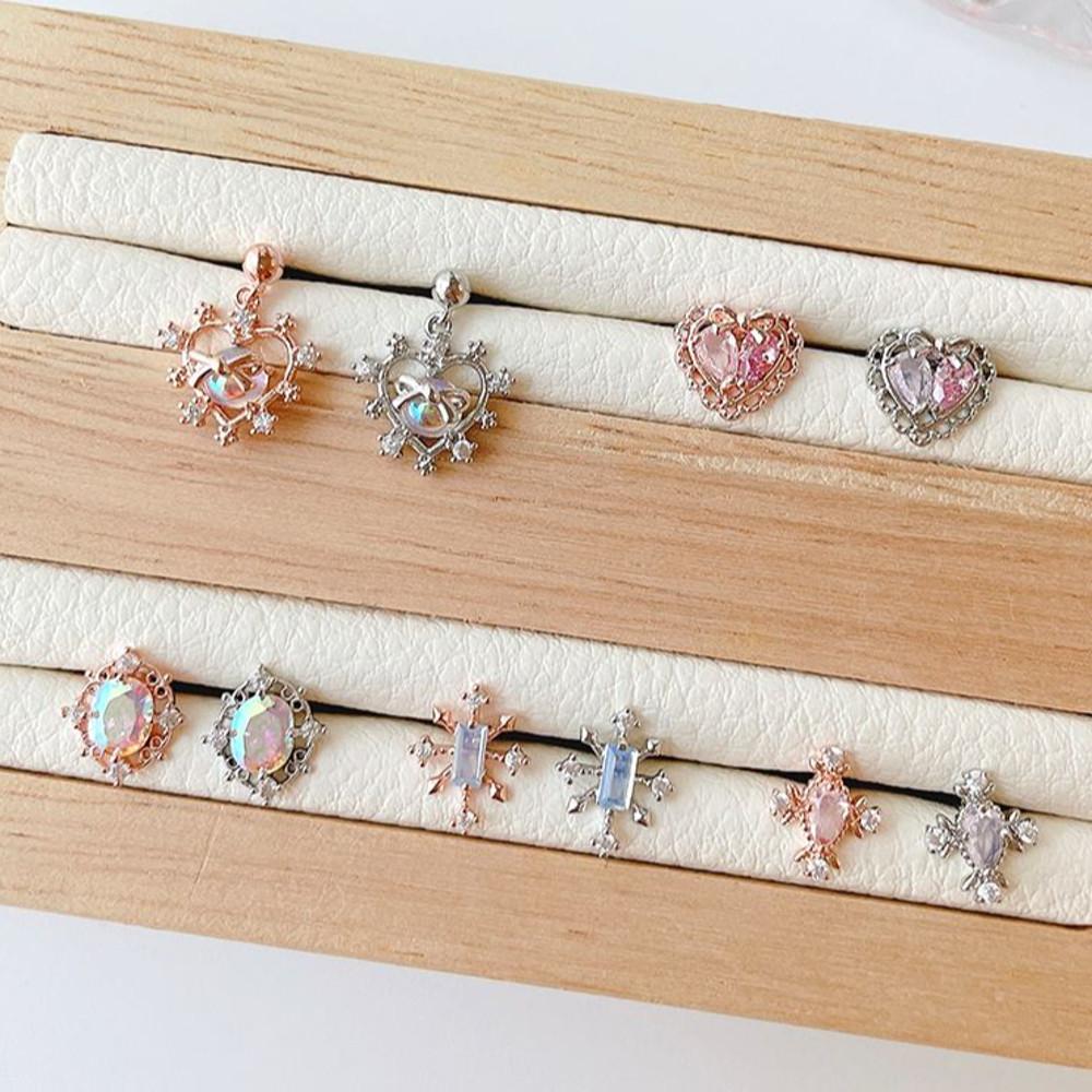 5타입 팬던트 큐빅 화려한 써지컬스틸 피어싱