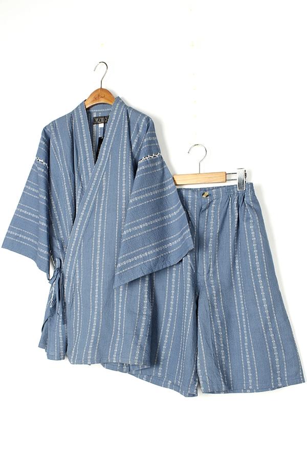 미사용품 VESTIDO 린넨 혼방 진베이 상하 세트 MAN_M