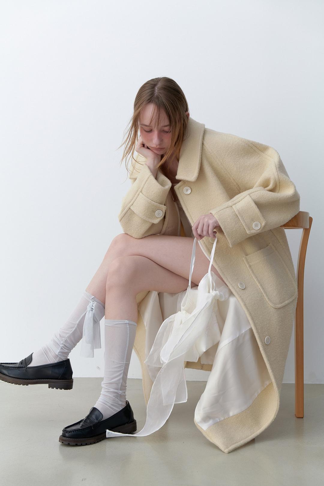 Tender Wool Coat (Butter)