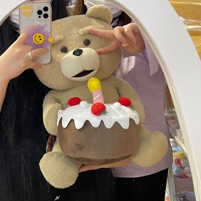 [정품]대형 케이크 테드인형