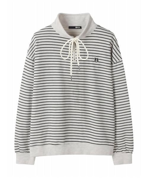 아노락 스트링 단가라 박스핏 맨투맨 (BW3TS013L0)