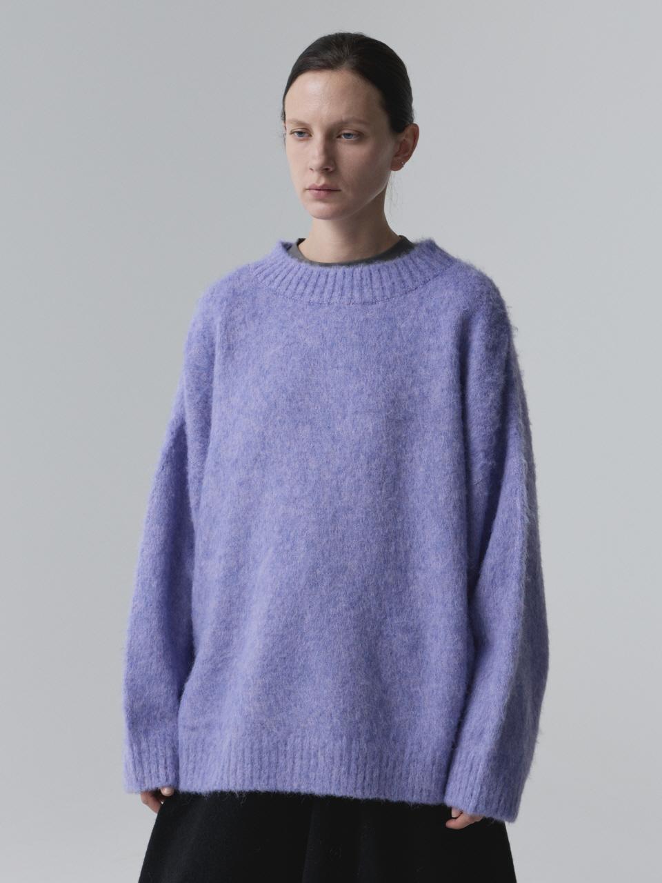 [3차 재입고] Brushed Blend Pullover_Light Purple