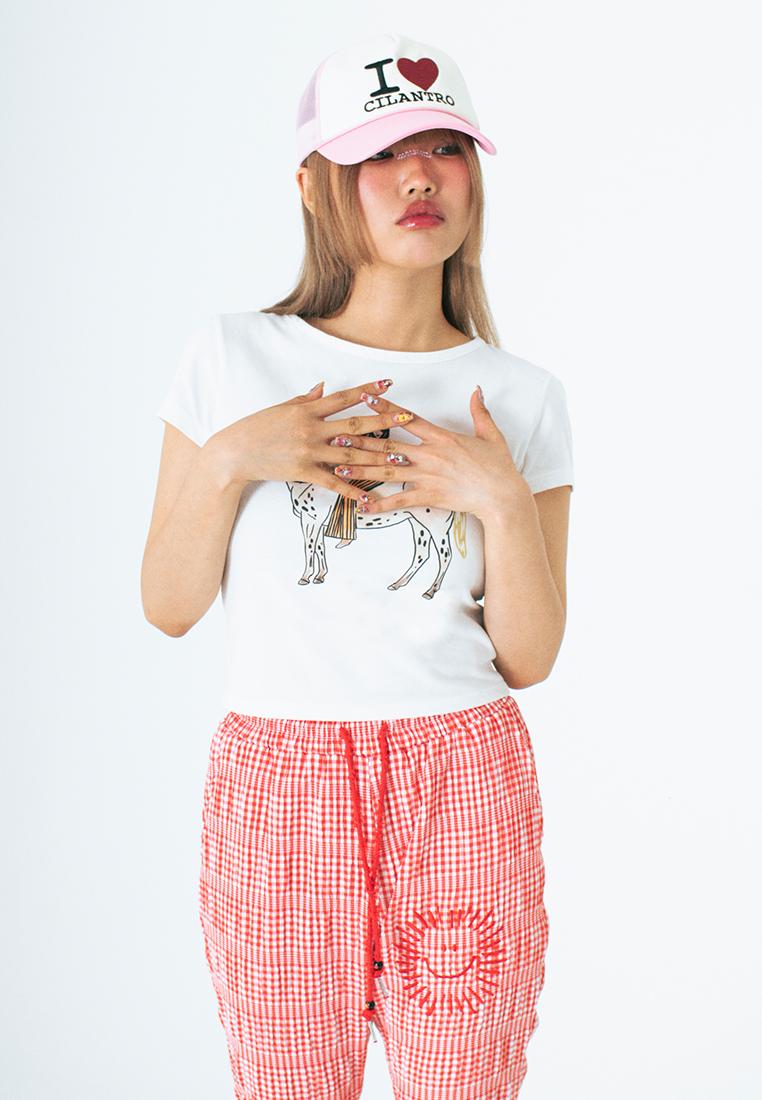 I LOVE CILANTRO TRUCKER CAP _ PINK