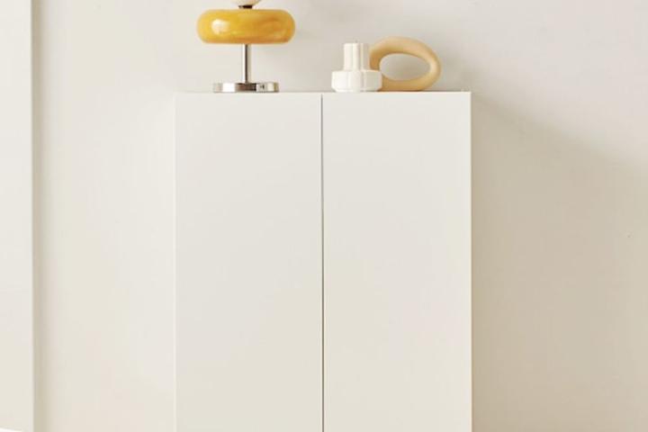 [리퍼] 데미안 3단 거실 주방 틈새수납장 800 (E0등급)