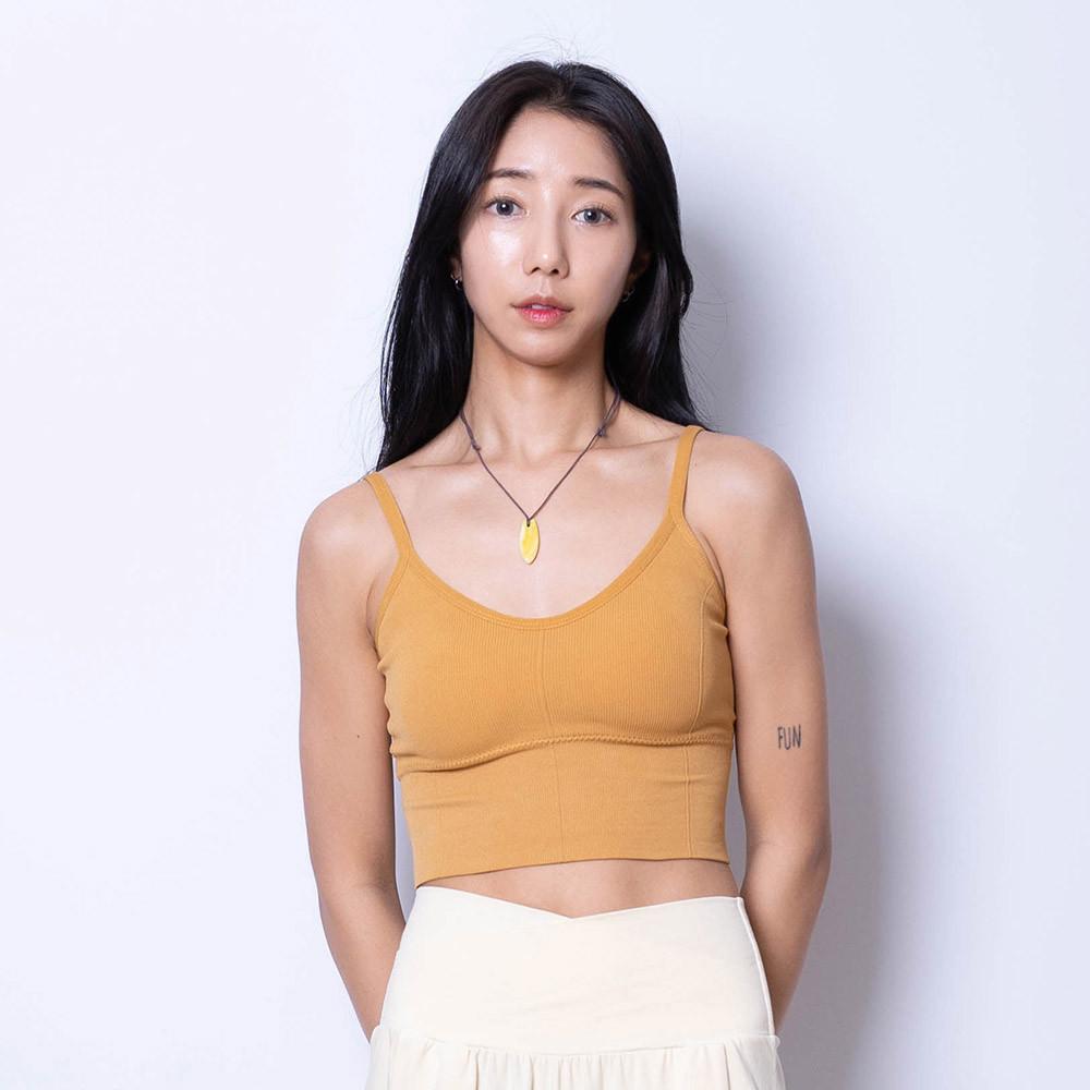 백리스 이너 캡 나시 크롭탑 브라렛 브라탑 5color