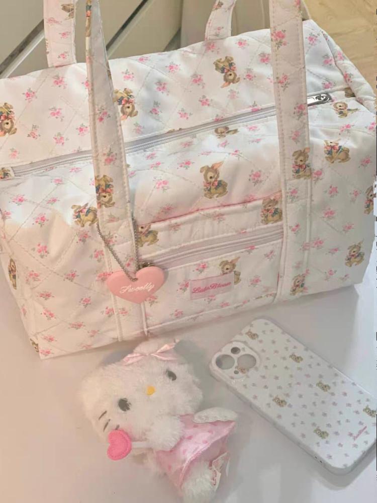 페어리룸 springbloom shoulder bag 스프링블룸 숄더백 핑크 봄 가방 에코백