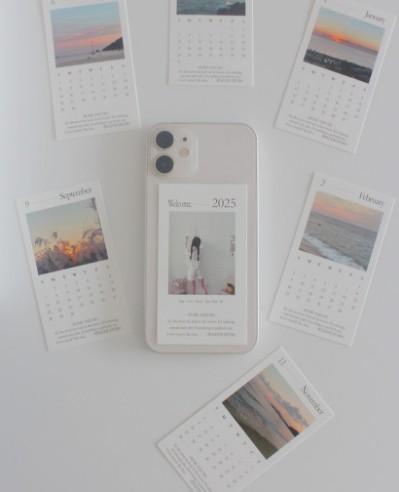 [피팔레트] 2025 Mini photo calendar