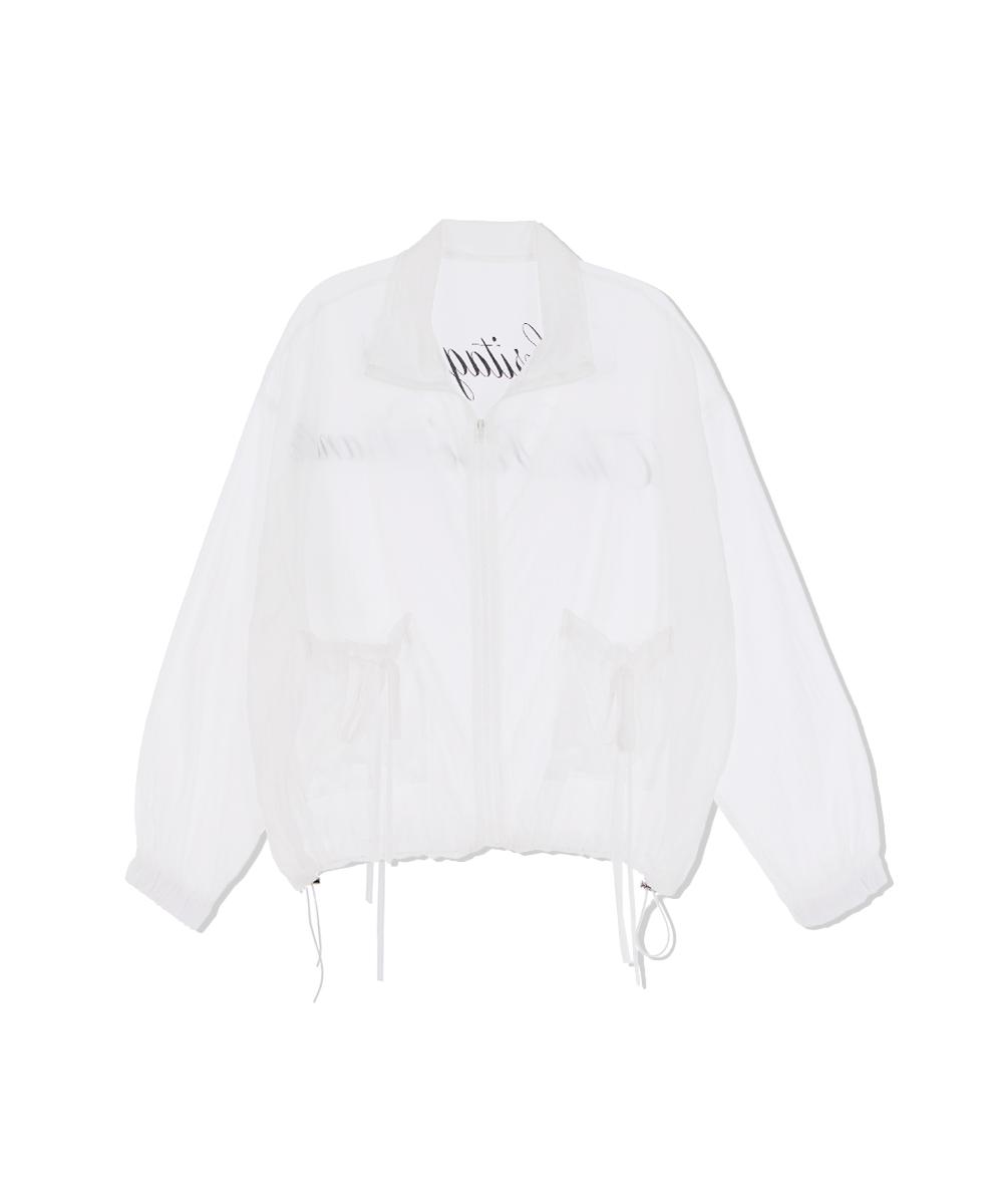 로제프란츠 Heritage Sheer Zip-up Jacket [White]