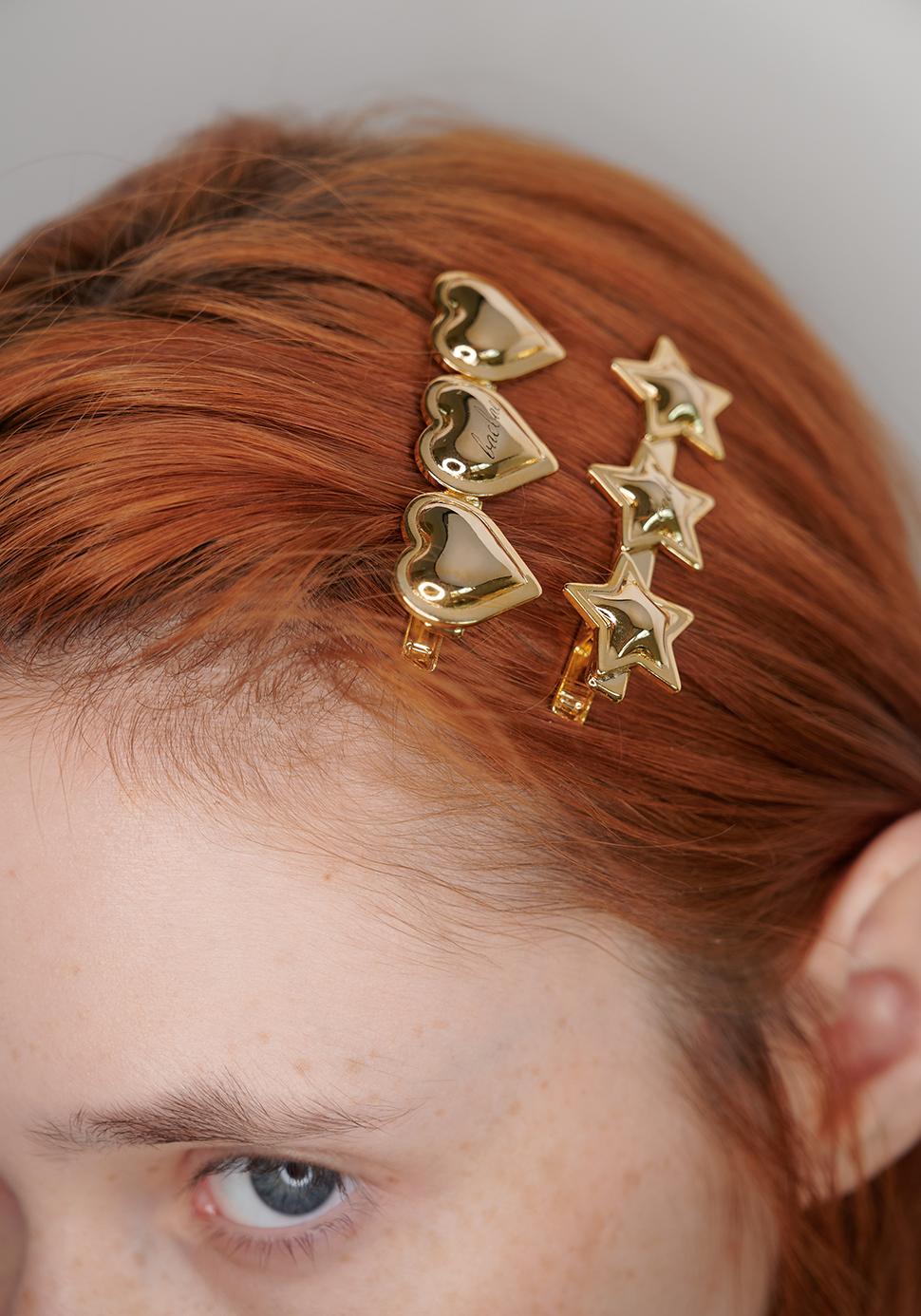 Everyoung Heart Clip (gold)