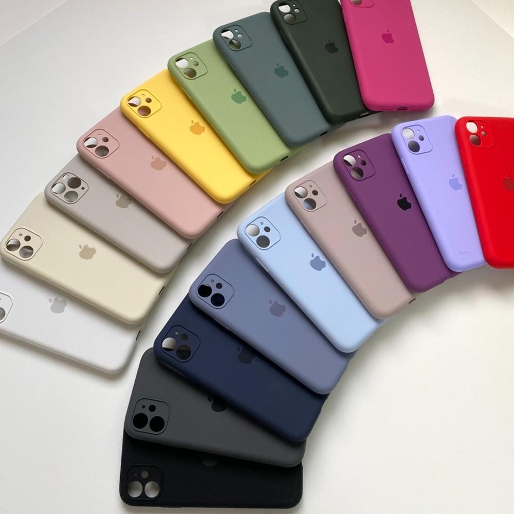 카메라 풀커버 실리콘 아이폰 케이스