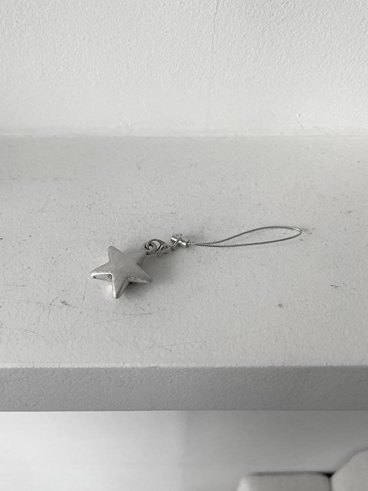 실버 스타 핸드폰 고리