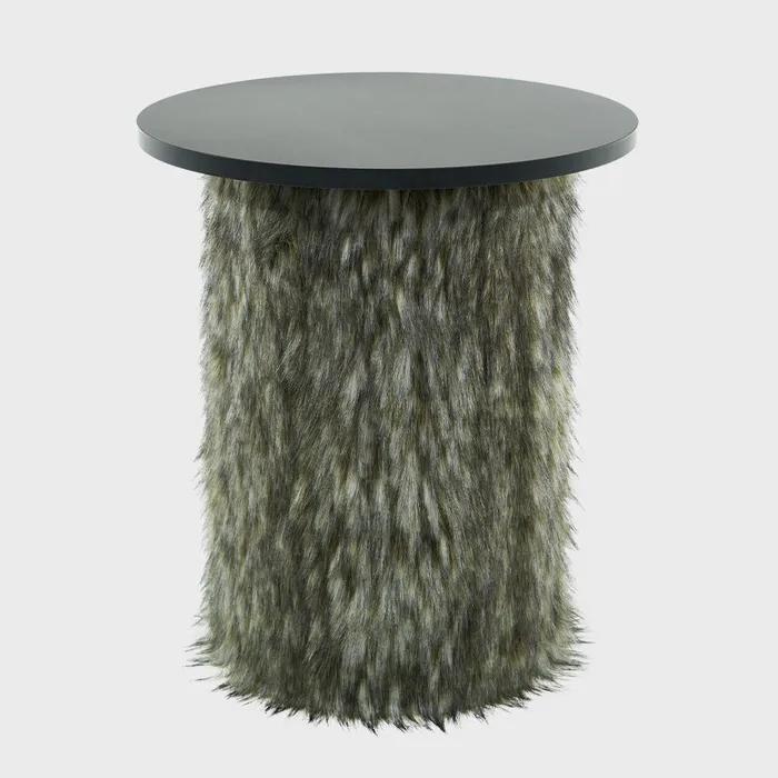 Fur Side Table (A-Type) 퍼 사이드 테이블 협탁