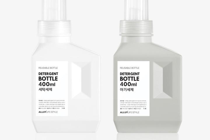 세탁 세제 소분용기 세제통 공병 400ml