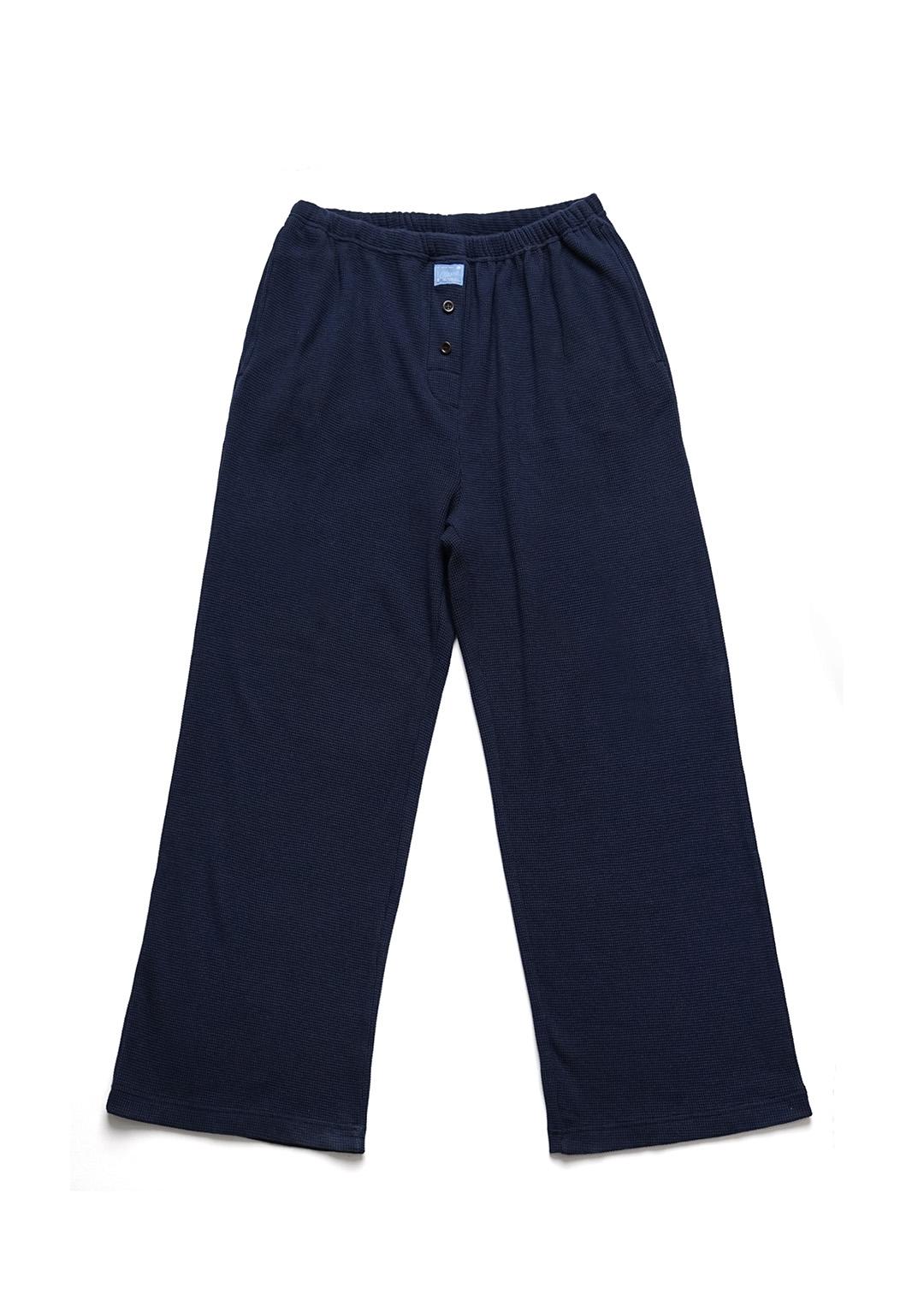 WAFFLE ALL DAY PANTS_NAVY BLUE