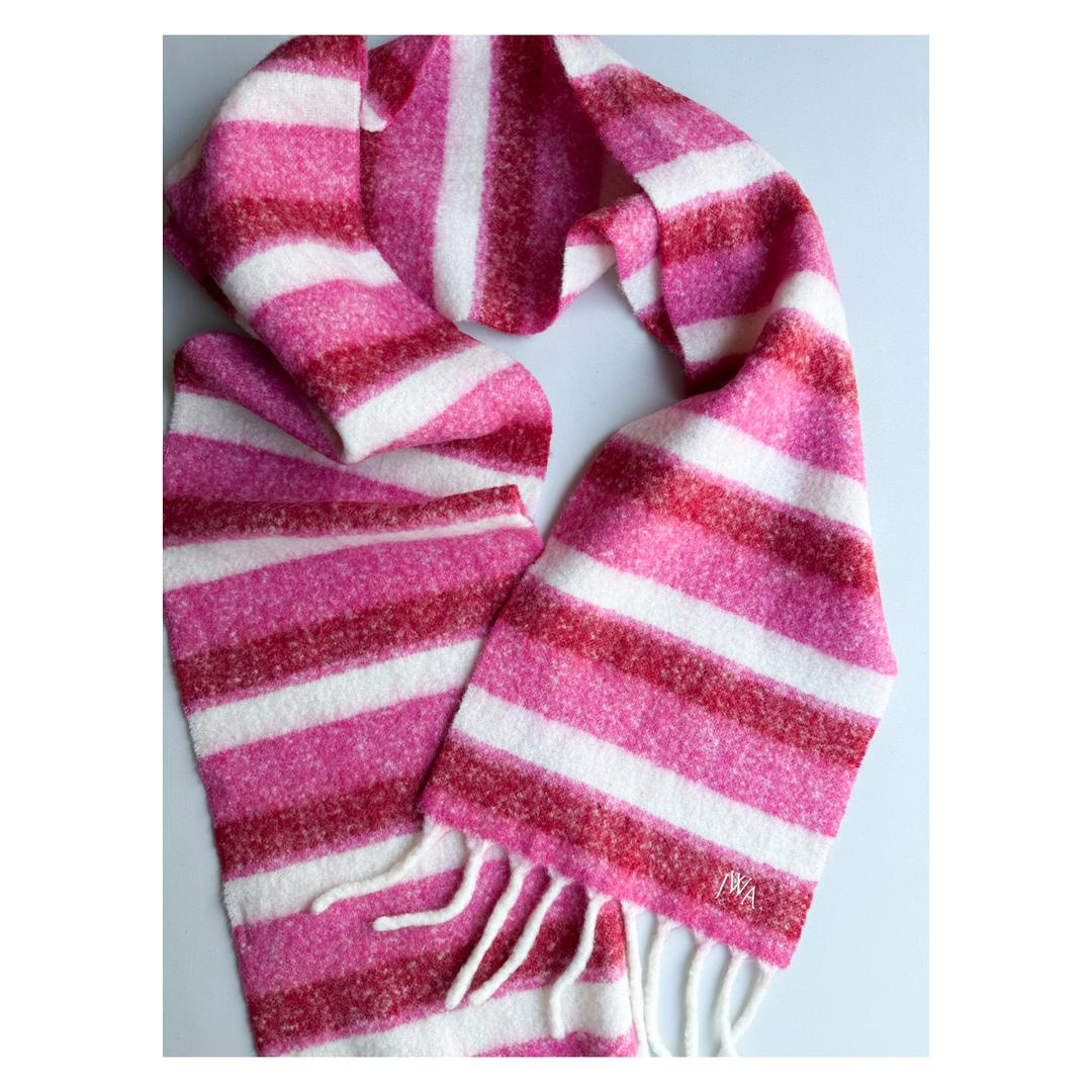 Uniqlo x JWA - Soft Muffler (Strawberry Stripe)