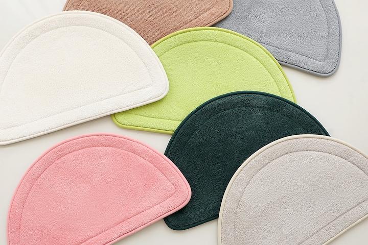 메모리폼 반달 욕실 발매트 7colors