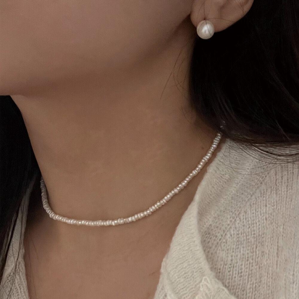 silver925 bonjour necklace