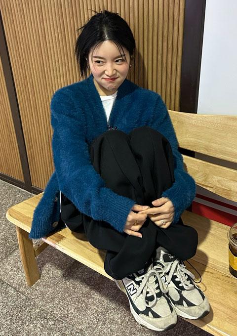도톰 앙고라 가디건 (4color) (컬러추가!!) 블루컬러 리오더 10월 7일 입고 순차배송