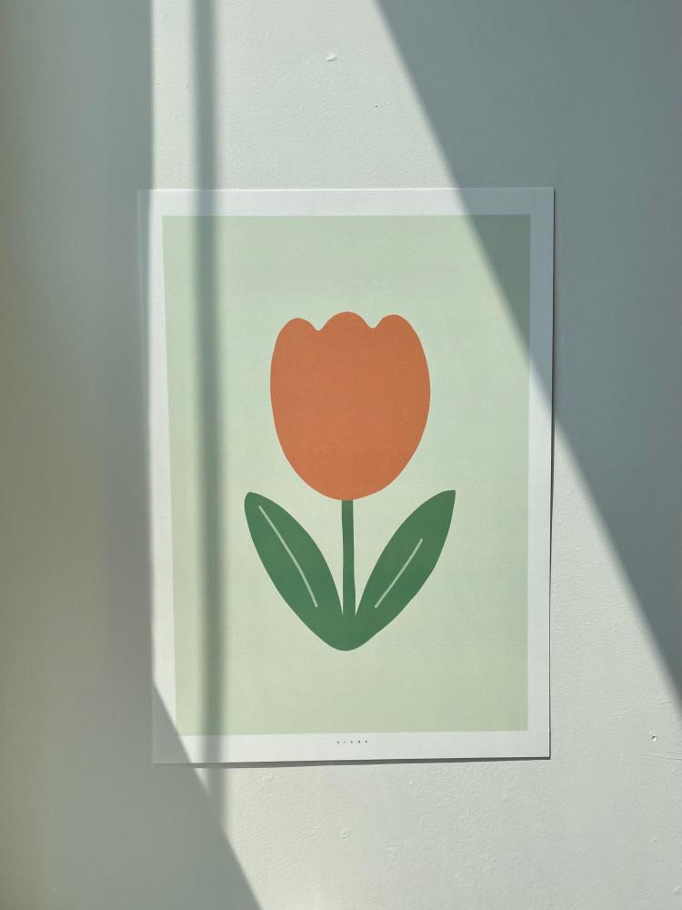 튤립 인테리어 포스터