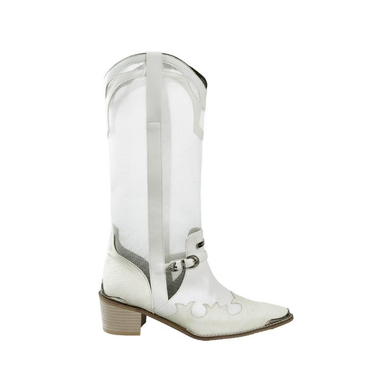 2000 Western Boots (Ivory)