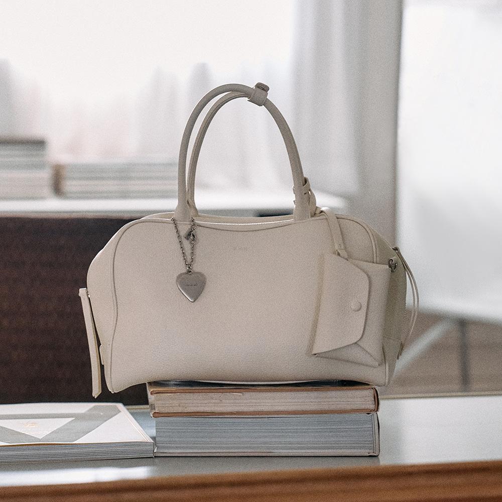 Elena Boston Bag Small Ivory   [New 15%]  (정상가 278000원)