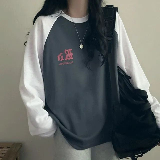 [촉감대박!/봄신상] 올 나그랑 오버핏 데일리 긴팔티셔츠 3color