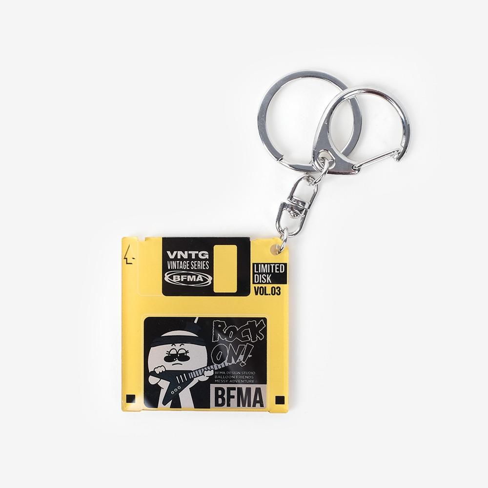 VNTG 레트로 플로피디스크 아크릴 키링