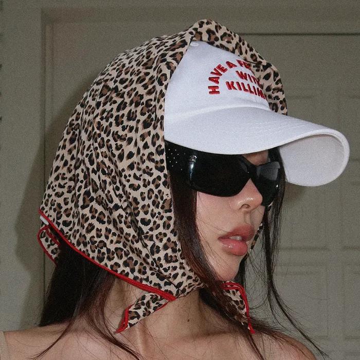 [12차 리오더][연예인,인플루언서 착용] Killiman leopard scarf