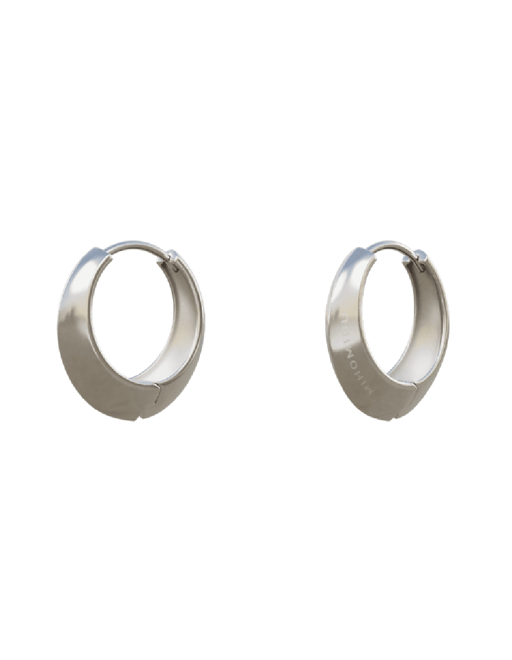 Silver ring earrings