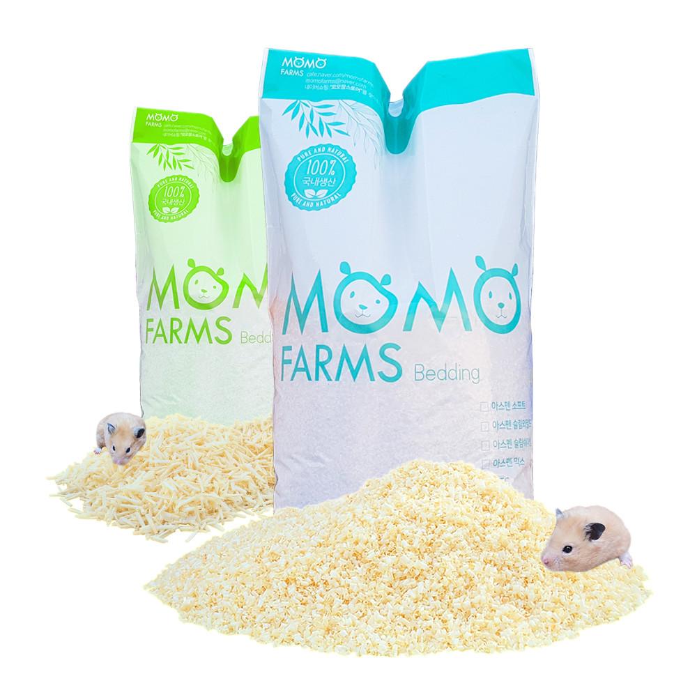 모모팜 슬림와일드 아스펜 베딩 1.2kg / 30L (중포장)  쉐이빙 햄스터 톱밥 : 모모팜스토어