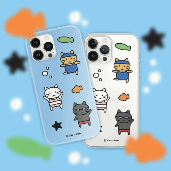 😸😸[추천] 수영캣 아이폰16 15 14 13 12 11 프로 미니 se3 se2 8 7 갤럭시S24 S23 S22 S21 노트20 퀀텀 A54 아이폰 갤럭시 A54 폰케이스