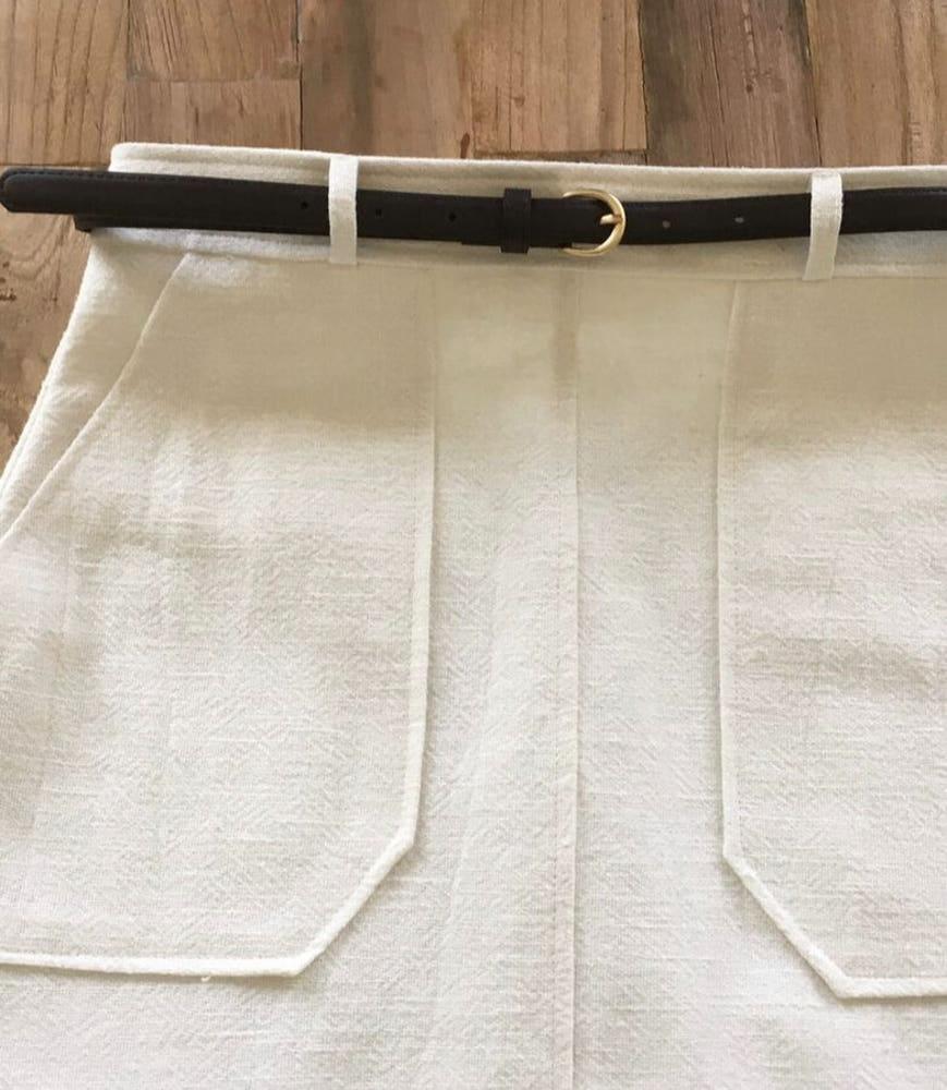 [당일배송] FOUNDERS 파운더스 델가도 벨트 얇은벨트 브라운 금장 이너프