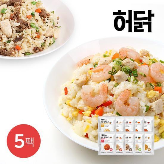 [허닭] 닭가슴살 곤약볶음밥 250g 10종 5팩