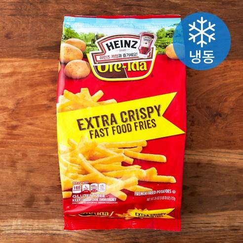 오레아이다 하인즈 엑스트라 크리스피 패스트푸드 프라이즈 감자튀김 (냉동), 737g, 1개 - 감자튀김 | 쿠팡