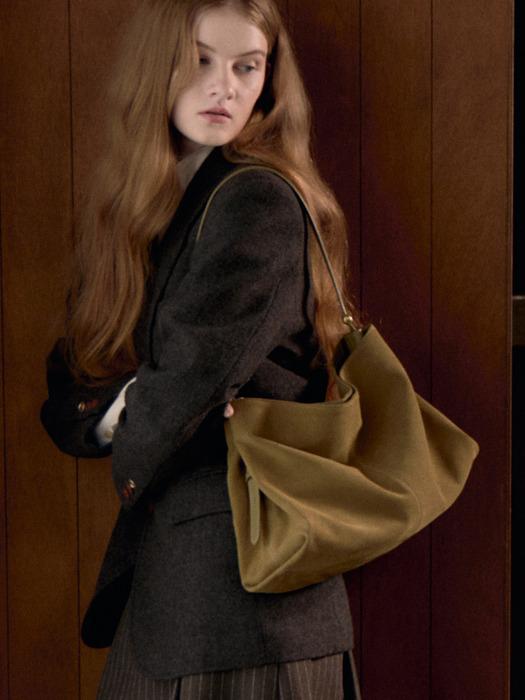 Sac Lucien Suede KhakiBeige
