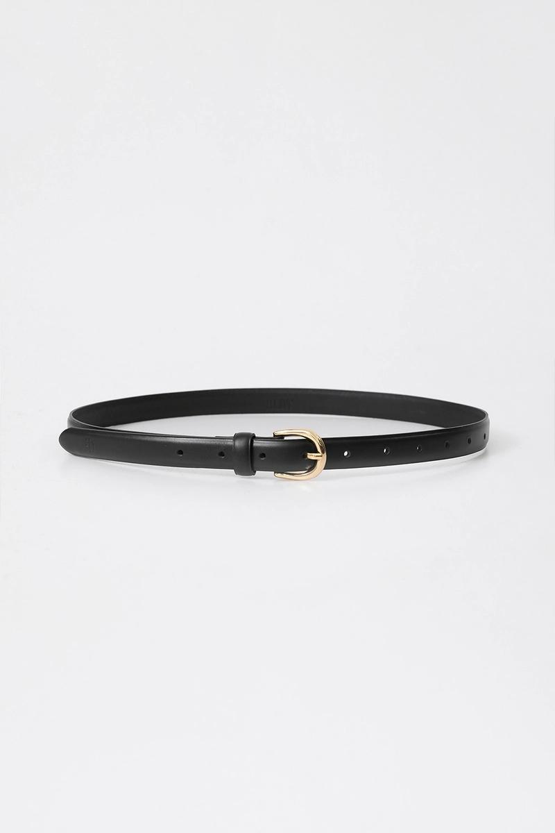 BLBT - [Black] Basic Leather Belt