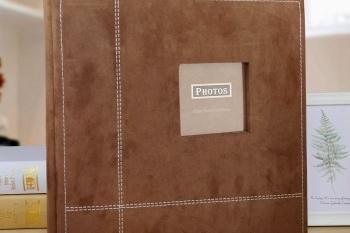 모던벨벳 접착식 앨범 40매 다크브라운