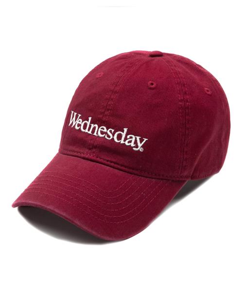 BG284CAP902_WEDNESDAY WASHING CAP-BURGUNDY