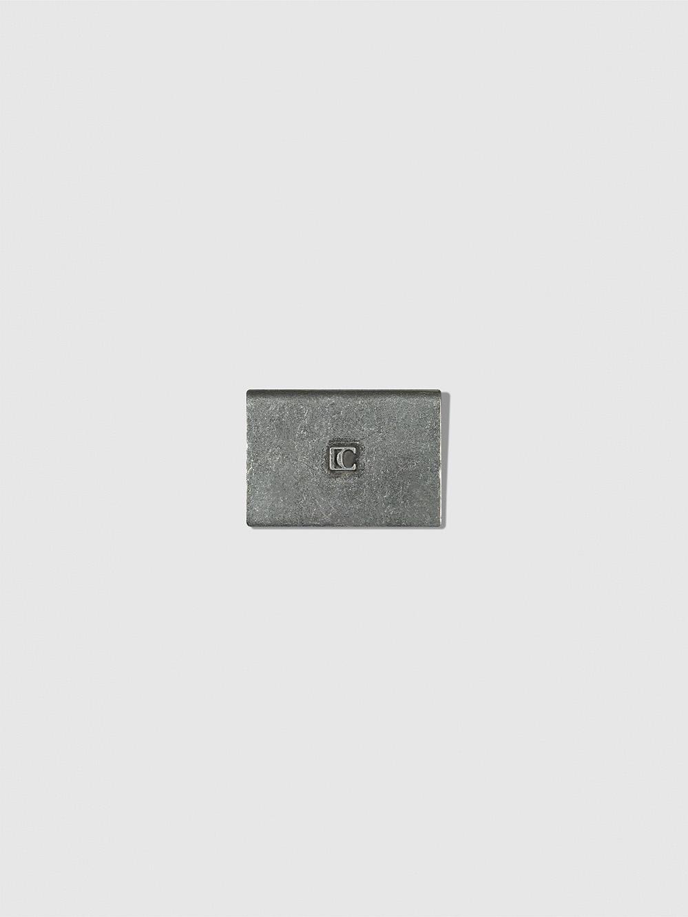 WIDE LOGO CLIP_VINTAGE SILVER