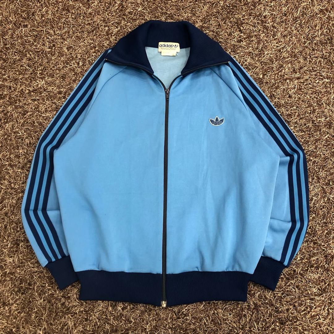 아디다스 80s 서독제 스카이블루 파이어버드 져지 트랙탑 | 후루츠패밀리