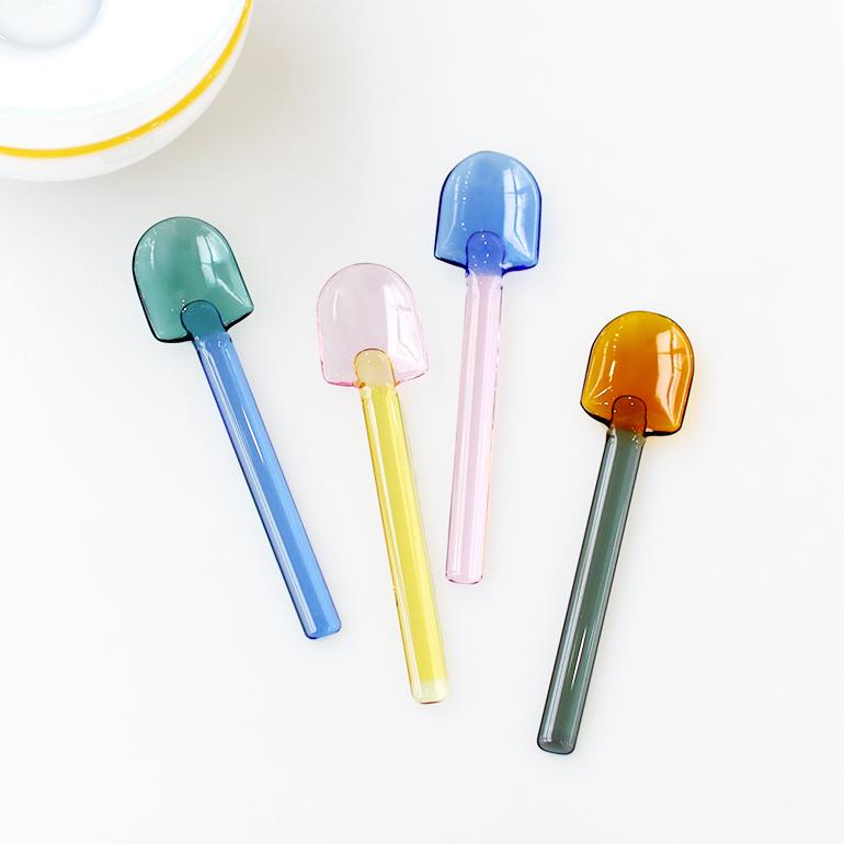 【楽天市場】【スーパーSALEエントリーでP10倍】amabro[アマブロ]SNOW SHOVEL[デザートスプーン カトラリー ミルクガラス]☆：CDC general store