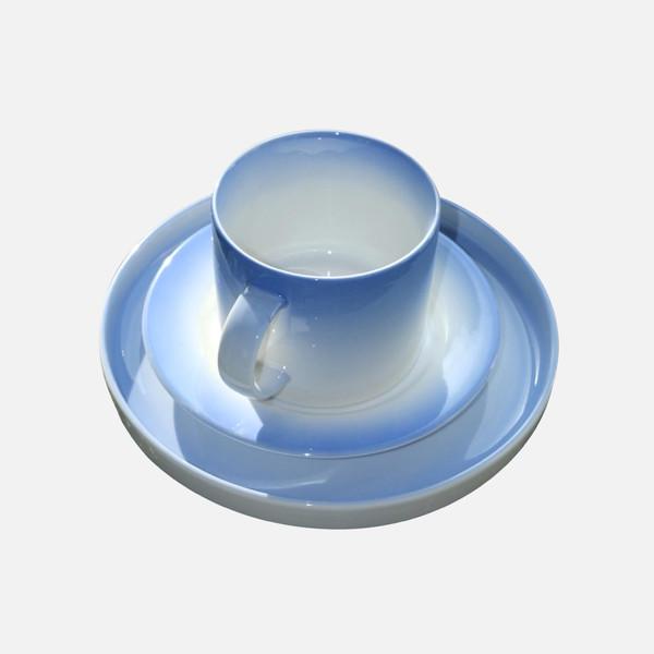 [포이세라믹스] gradient mug set_blue