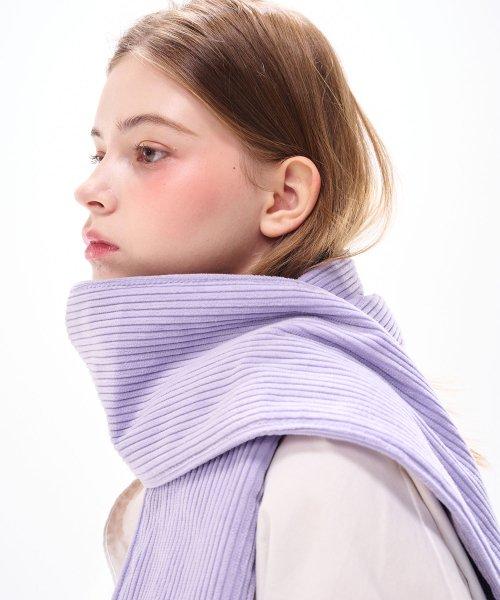 CORDUROY MUFFLER [LAVENDER]