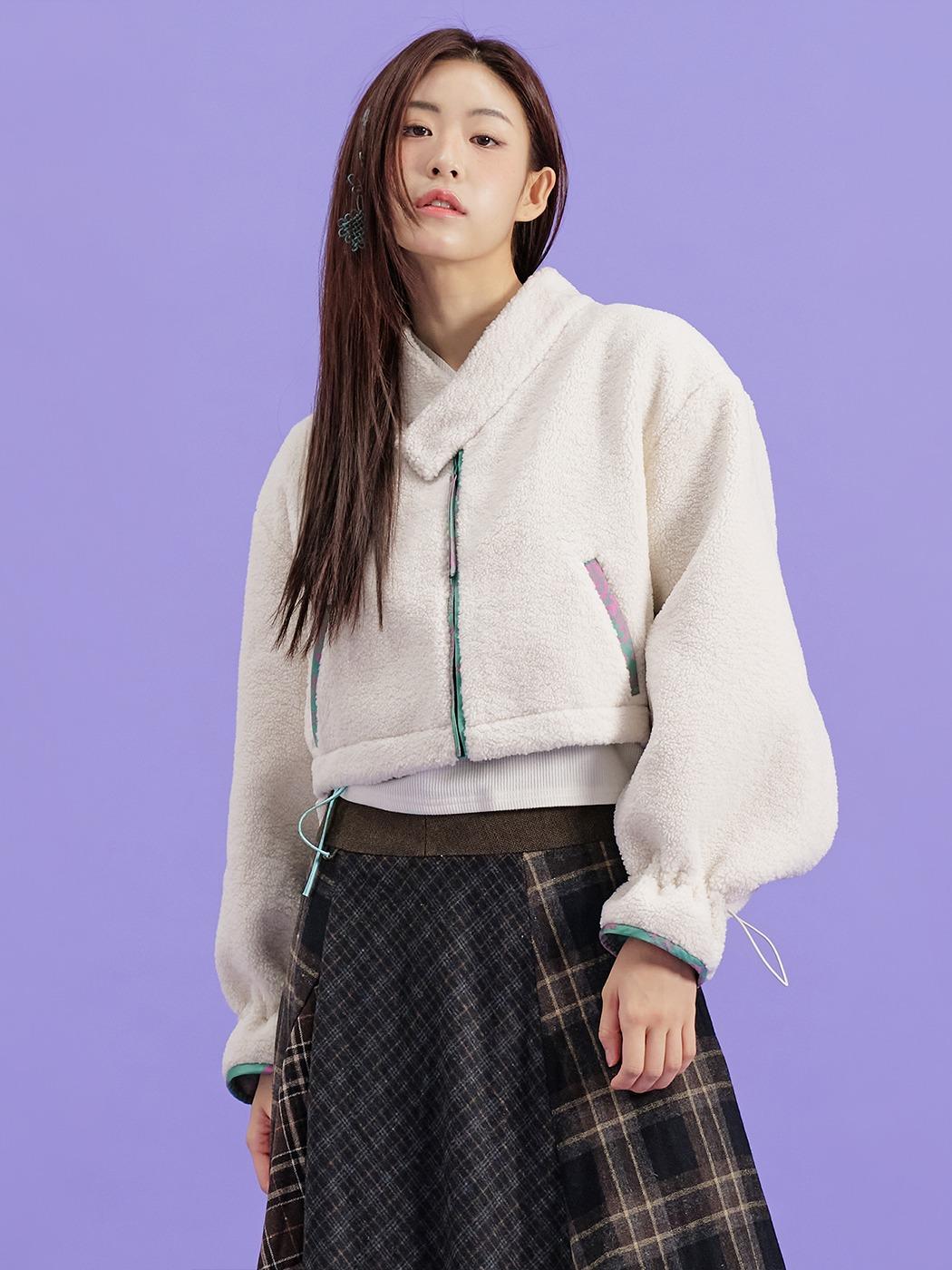 귀면문 크롭 저고리 RP42G242