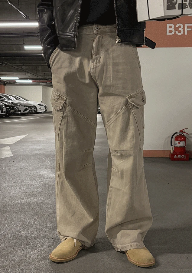 딥 다잉 워싱 카고 팬츠