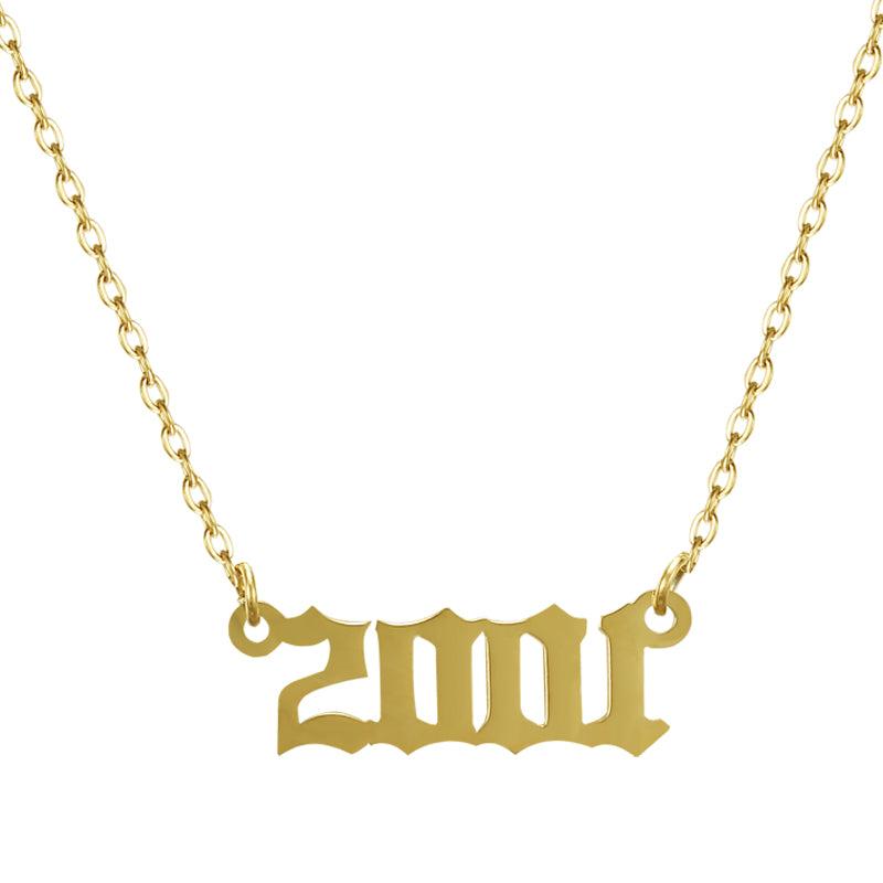 Golden Year Necklace - 1995 / Gold